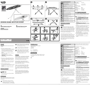 Manuál AquaPur IAN 329891 Žehlicí prkno