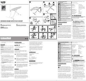 Használati útmutató AquaPur IAN 339703 Vasalódeszka