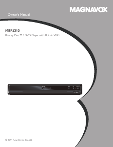 Handleiding Magnavox MBP5210 Blu-ray speler