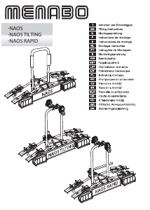 Manual Menabo Naos Suporte de bicicletas