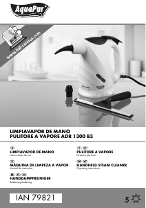 Manual AquaPur IAN 79821 Máquina de limpar a vapor