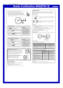 Mode d’emploi Casio Baby-G MSG-S500-7AER Montre