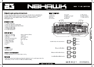 Bedienungsanleitung BG N8Hawk Tastatur