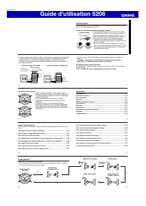 Mode d’emploi Casio Collection AQ-S800W-1BVEF Montre