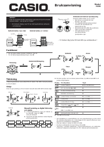 Bruksanvisning Casio Collection AQ-S800W-1BVEF Armbandsur