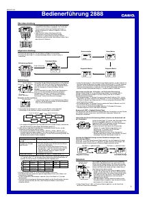Bedienungsanleitung Casio Collection DBC-32-1AES Armbanduhr