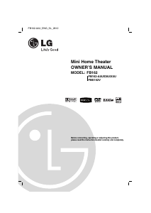 Handleiding LG FB162-A0U Home cinema set