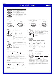 说明书 卡西欧 Collection F-108WH-2A2EF 手表