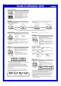 Mode d’emploi Casio Collection F-108WH-2A2EF Montre