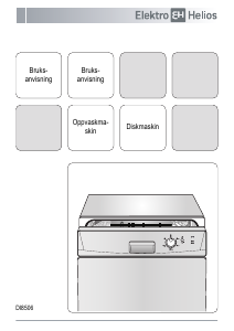 Brugsanvisning ElektroHelios DI8506 Opvaskemaskine