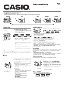 Bruksanvisning Casio Collection F-201WA-1AEF Armbandsur