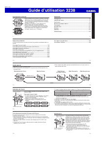 Mode d’emploi Casio Collection F-201WA-1AEG Montre