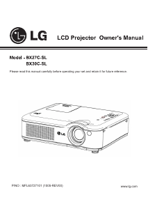 Handleiding LG BX30C-SL Beamer