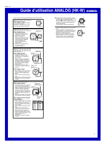 Mode d’emploi Casio Collection LTP-1128PA-7BEF Montre