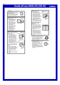 Manuale Casio Collection LTS-100D-1AVEF Orologio da polso