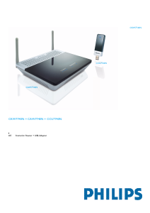 Bedienungsanleitung Philips CKW7740N Router