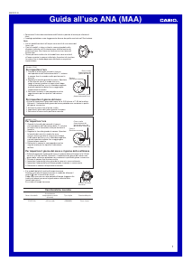 Manuale Casio Collection MRW-200H-1B2VEF Orologio da polso