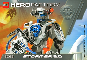 Manual Lego set 2063 Hero Factory Stormer 2.0