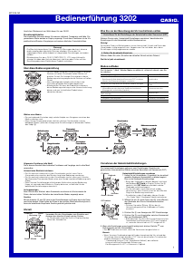 Bedienungsanleitung Casio Collection SGW-300H-1AVER Armbanduhr
