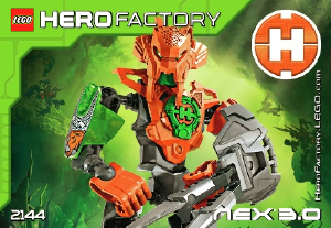 Bruksanvisning Lego set 2144 Hero Factory Nex 3.0