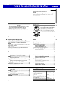 Manual Casio Collection SGW-450H-2BER Relógio de pulso