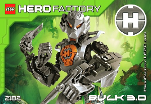 Bruksanvisning Lego set 2182 Hero Factory Bulk 3.0