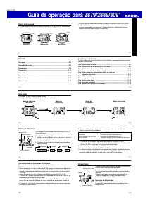 Manual Casio Collection W-201-1AVEF Relógio de pulso