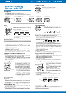 Handleiding Casio Collection W-213-1AVES Horloge