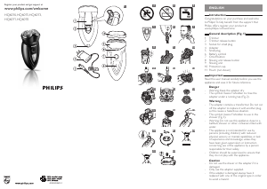 Handleiding Philips HQ6076 Scheerapparaat