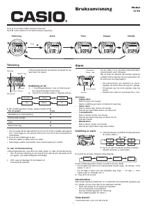 Bruksanvisning Casio Collection W-213-1AVES Armbandsur