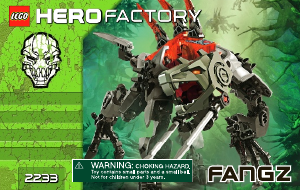 Instrukcja Lego set 2233 Hero Factory Fangz