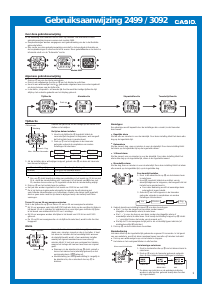 Handleiding Casio Collection W-96H-1AVES Horloge