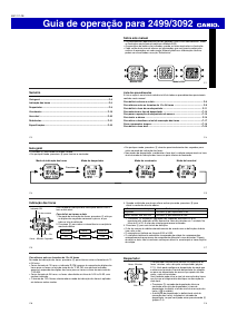 Manual Casio Collection W-96H-1AVES Relógio de pulso