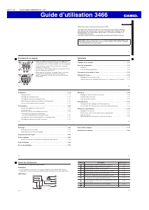 Mode d’emploi Casio Collection WS-2000H-1AVEF Montre