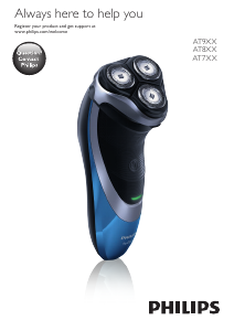 Manual Philips AT928 AquaTouch Shaver