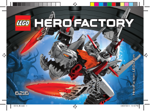 Kasutusjuhend Lego set 6216 Hero Factory Jawblade