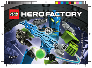 Manuale Lego set 6217 Hero Factory Surge