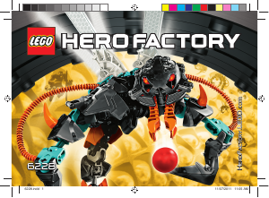 Priručnik Lego set 6228 Hero Factory Thornraxx