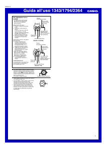 Manuale Casio Edifice EF-316D-1AVEF Orologio da polso