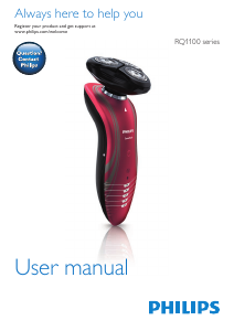 Manual Philips RQ1168 SensoTouch Shaver