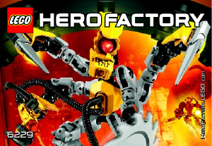 كتيب ليغو set 6229 Hero Factory XT4