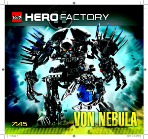 título Riego aguacero Manual de uso Lego set 7145 Hero Factory Von nebula