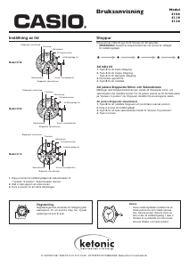 Bruksanvisning Casio Edifice EF-552-1AVEF Armbandsur