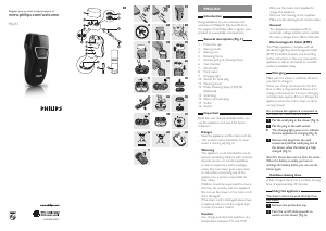 Manual de uso Philips PQ215 Afeitadora