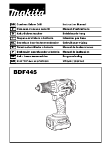 Manual Makita BDF445RHE Drill-Driver