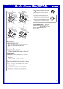 Manuale Casio Edifice EFR-505D-1AVEF Orologio da polso