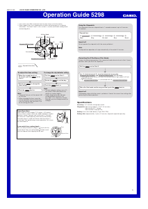 Manual Casio Edifice EFR-519D-2AVEF Watch