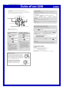 Manuale Casio Edifice EFR-519D-2AVEF Orologio da polso