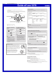 Manuale Casio Edifice EFR-534D-1A2VEF Orologio da polso