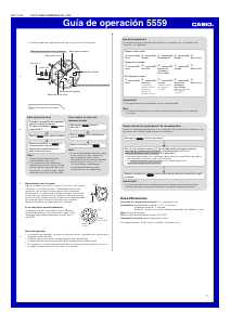 Manual de uso Casio Edifice EFR-558BP-1AVUEF Reloj de pulsera